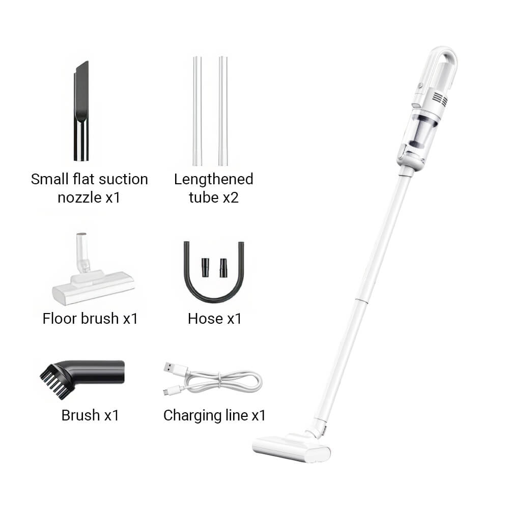 Cordless Handheld Vacuum Cleaner with LED and Strong Suction