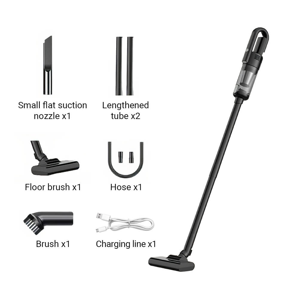 Cordless Handheld Vacuum Cleaner with LED and Strong Suction